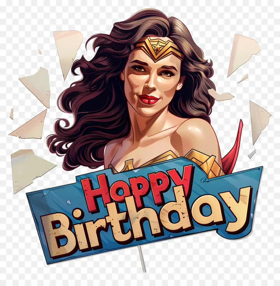Ulang Tahun，Wonderwoman PNG