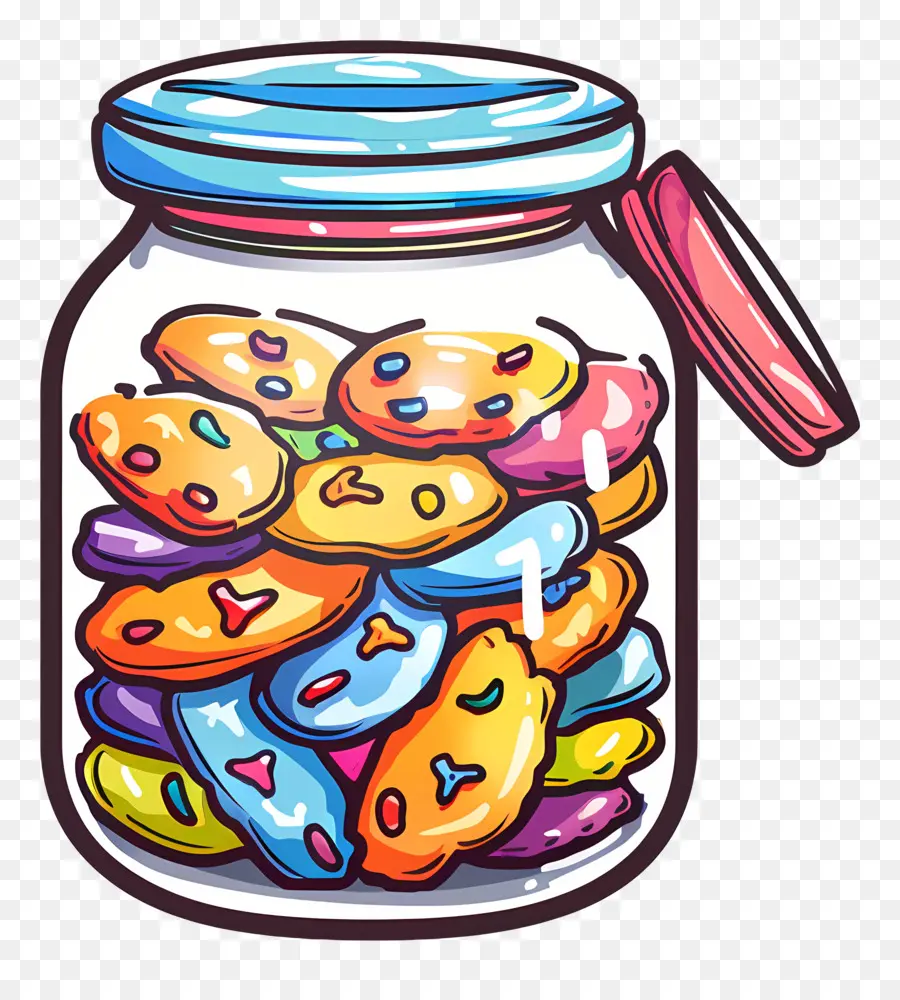 Cookie Jar，Botol Kaca PNG