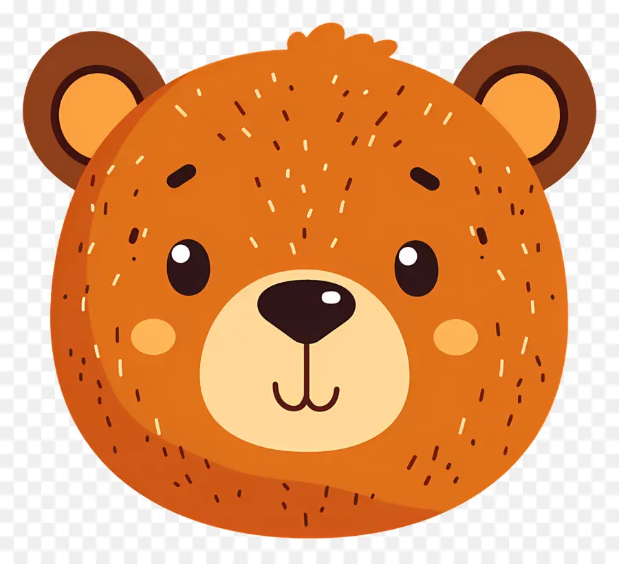 Wajah Beruang Yang Lucu，Beruang Coklat PNG