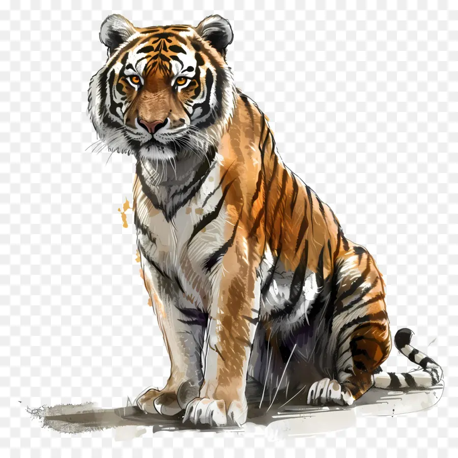 Harimau，Lukisan Harimau PNG