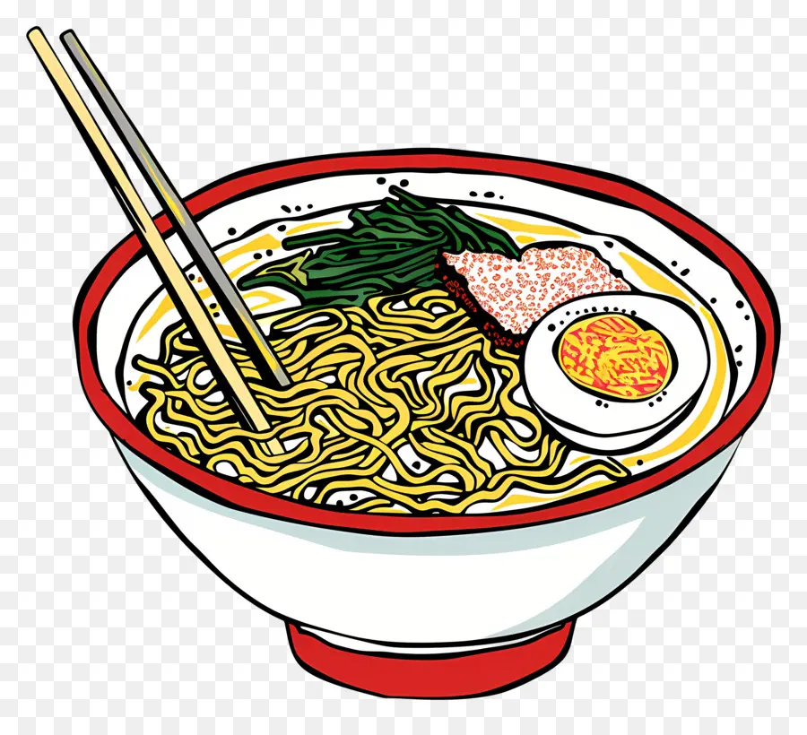 Ramen，Semangkuk Mie PNG