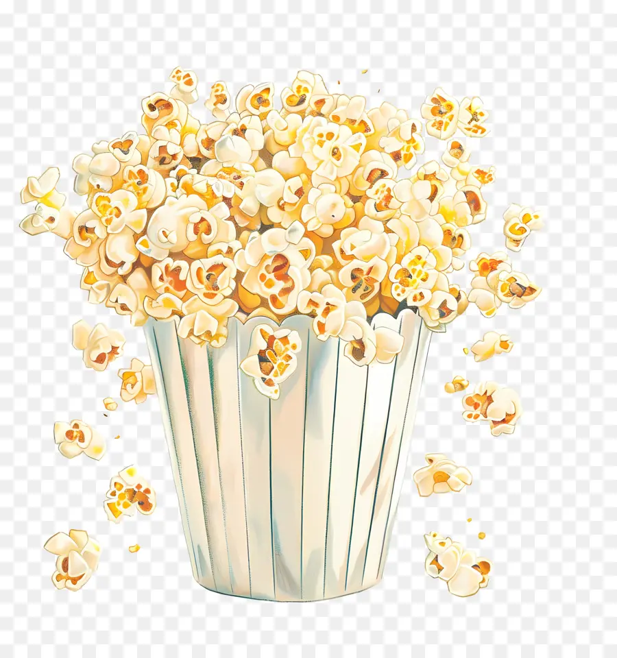 Popcorn，Jagung Popcorn PNG