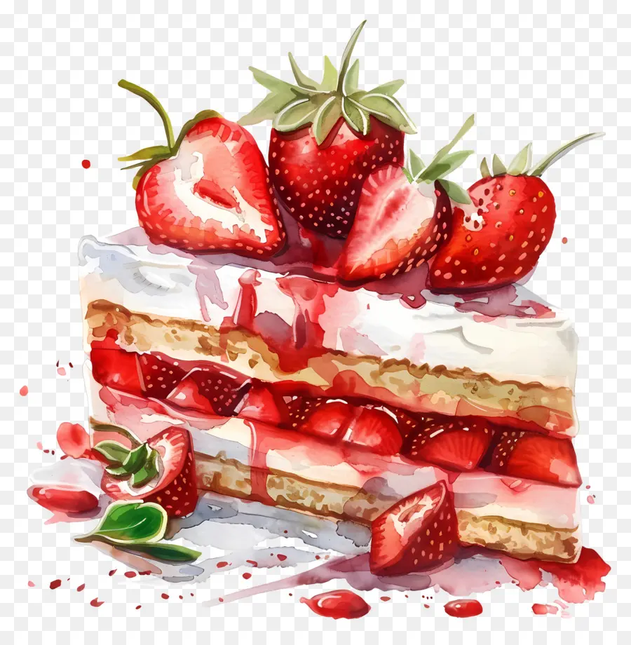 Strawberry Shortcake，Kue Cokelat PNG