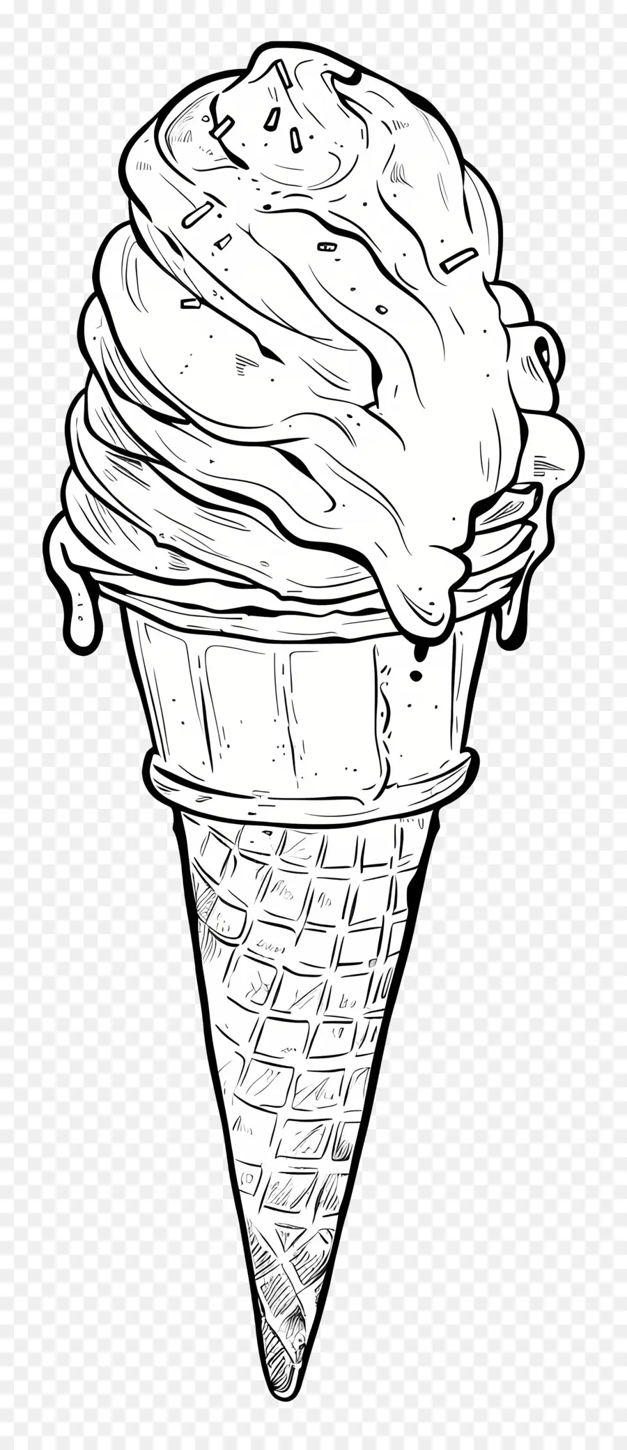 Es Krim，Kerucut PNG