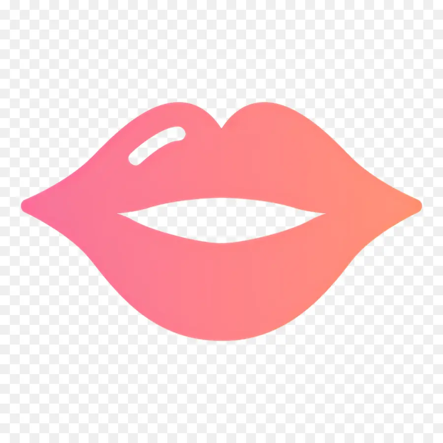 Lipstik Mark，Bibir Merah Muda PNG
