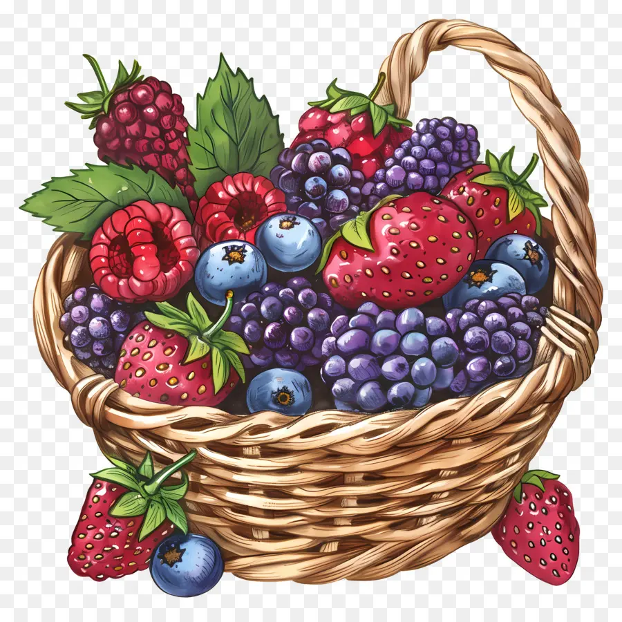 Berry Musim Panas，Raspberry PNG