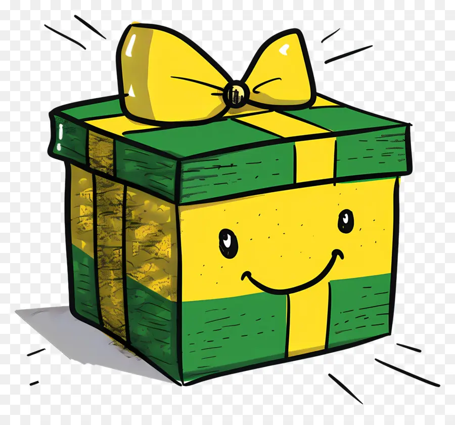 Kartun Kotak Hadiah，Kotak Hadiah PNG