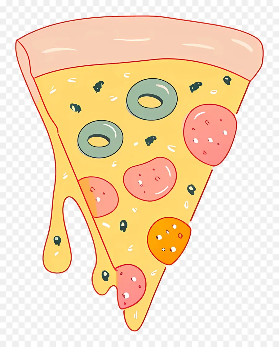 Lucu Pizza，Pepperoni Pizza PNG