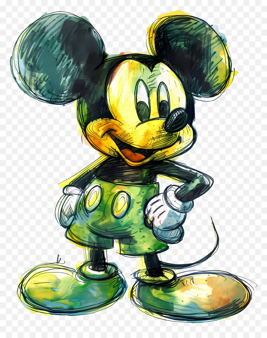 Miki Tikus，Karakter Kartun PNG
