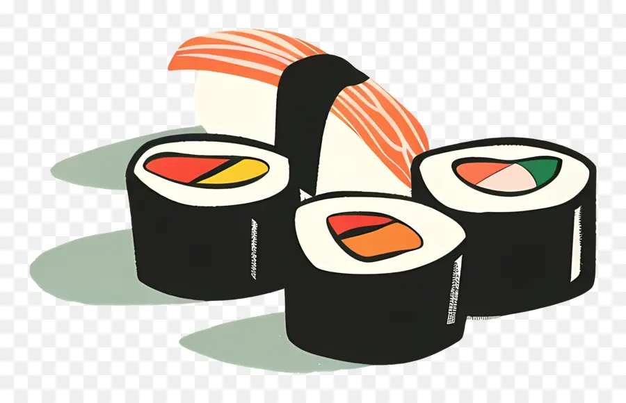 Sushi，Sushi Gulung PNG