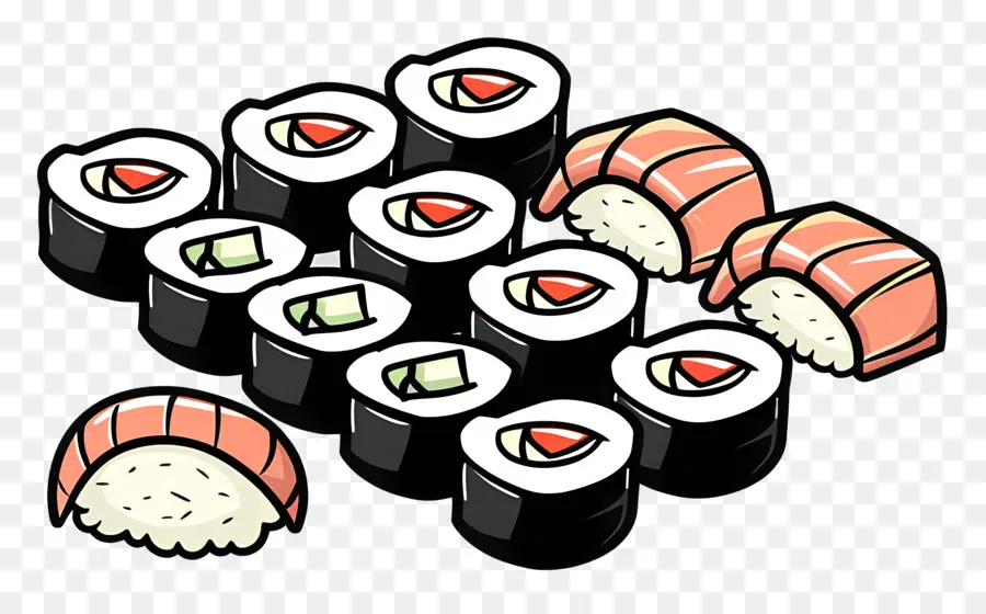 Sushi，Sushi Gulung PNG