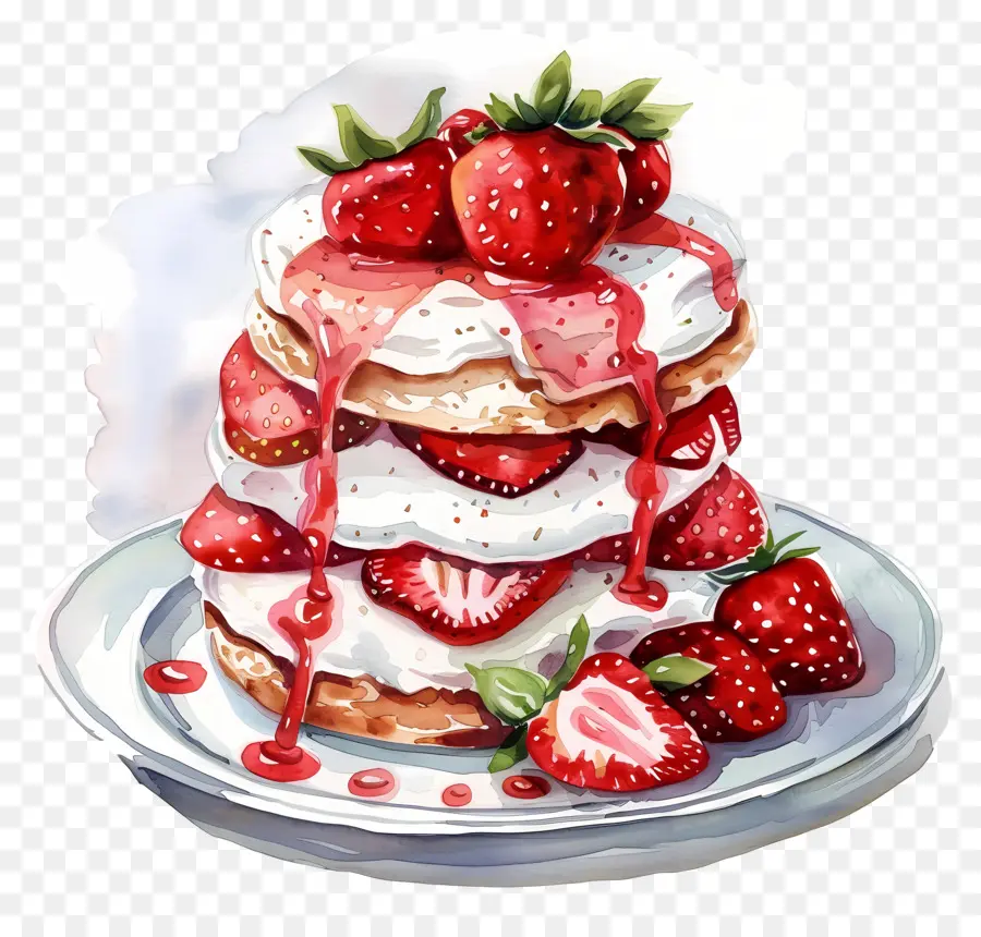 Strawberry Shortcake，Pancake PNG