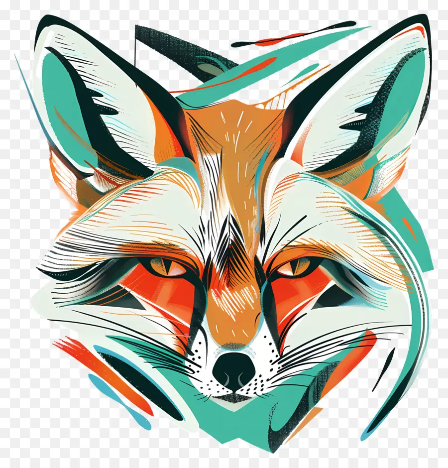 Fox，Lukisan Digital PNG