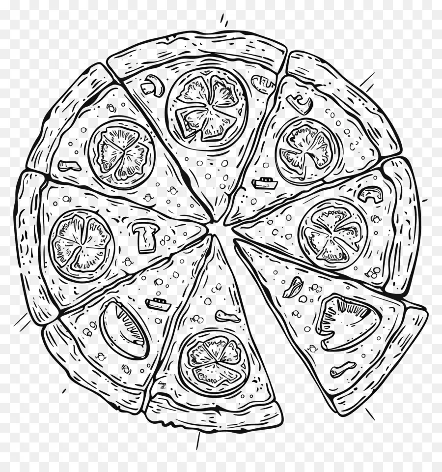 Pizza，Irisan PNG