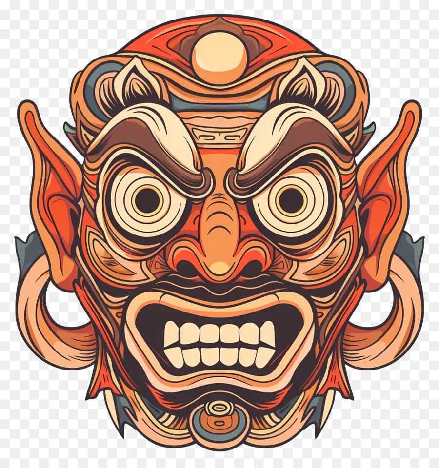 Topeng Budaya，Masker PNG
