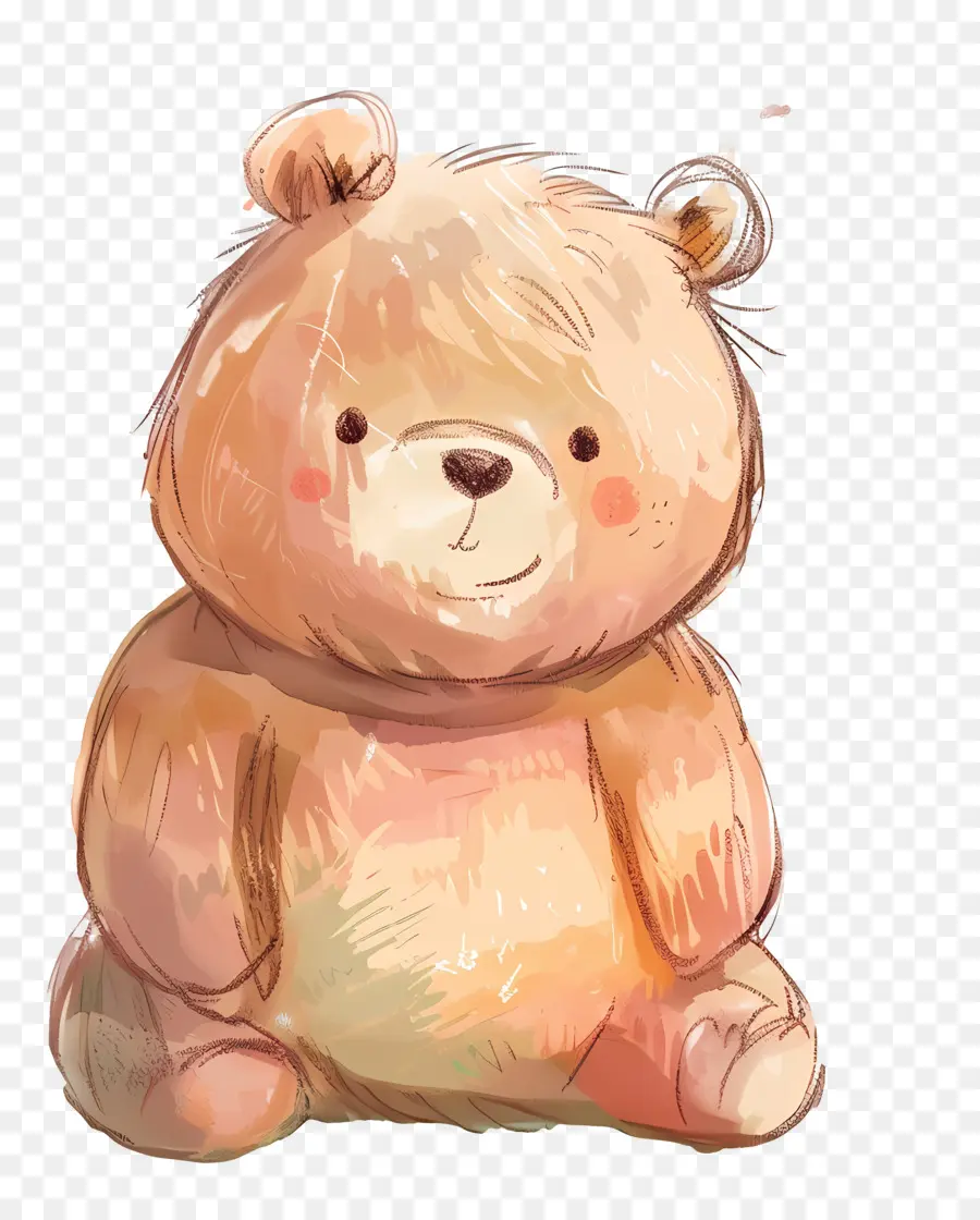 Beruang Lucu，Lukisan Boneka Beruang PNG