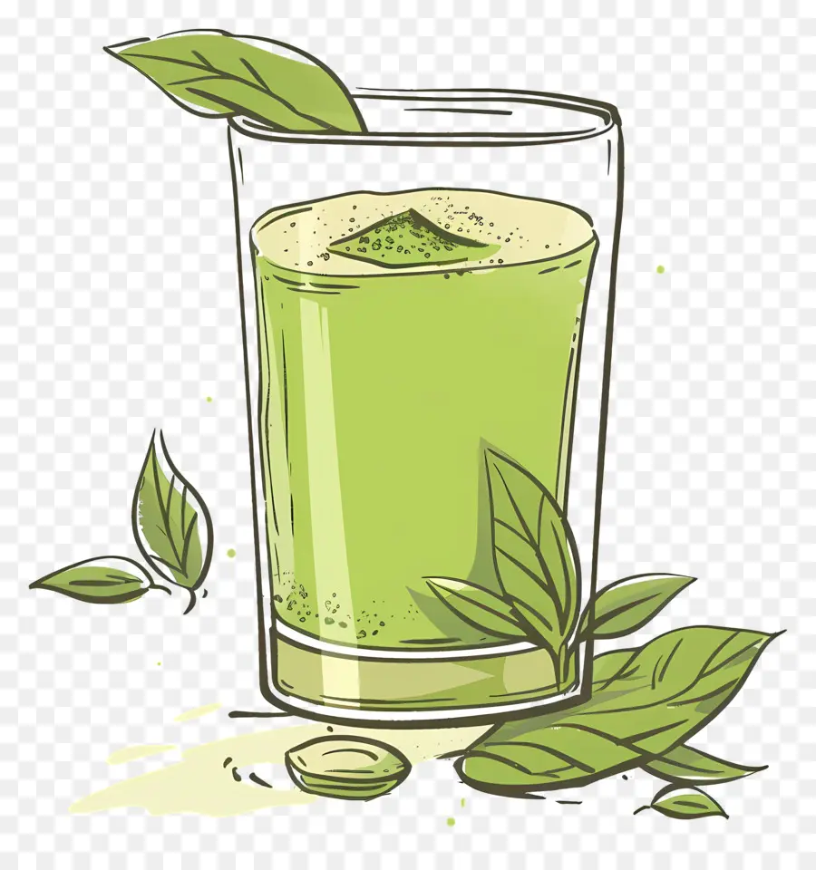 Matcha Teh，Teh Hijau PNG