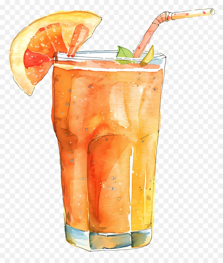 Smoothie，Jus Jeruk PNG