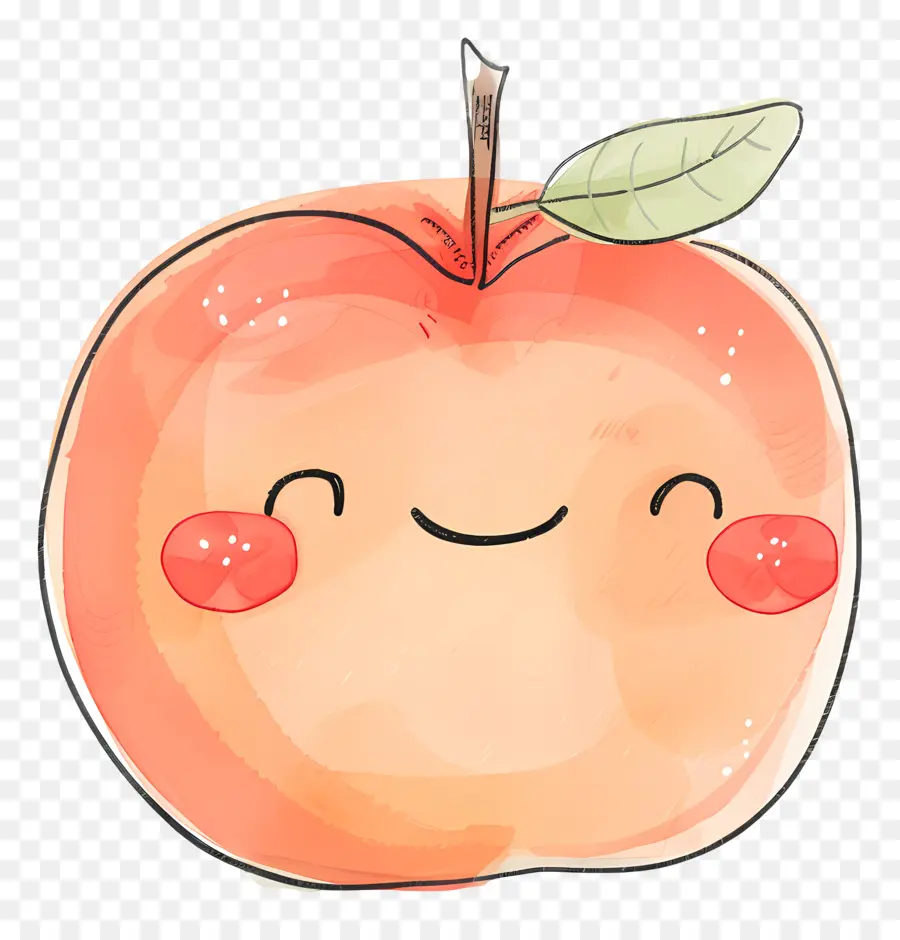 Lucu Apel，Kartun Apple PNG