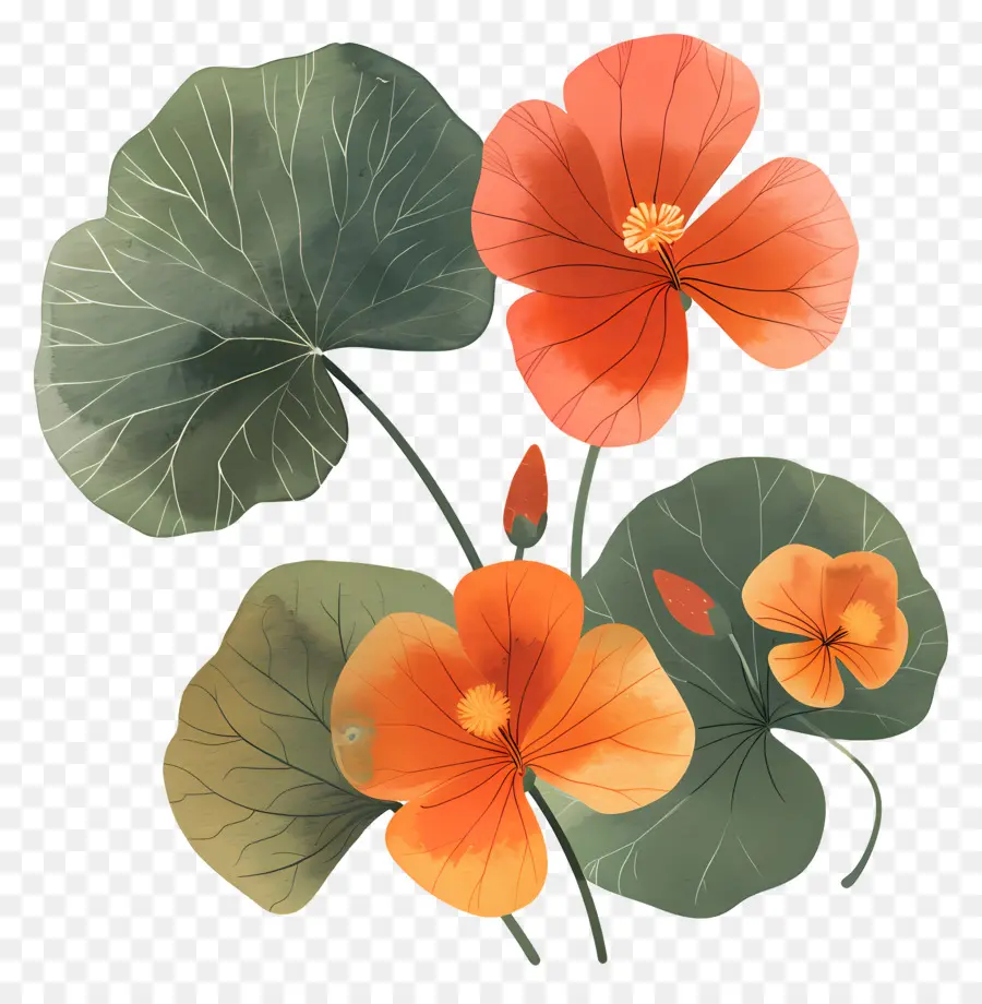 Nasturtium，Bunga PNG