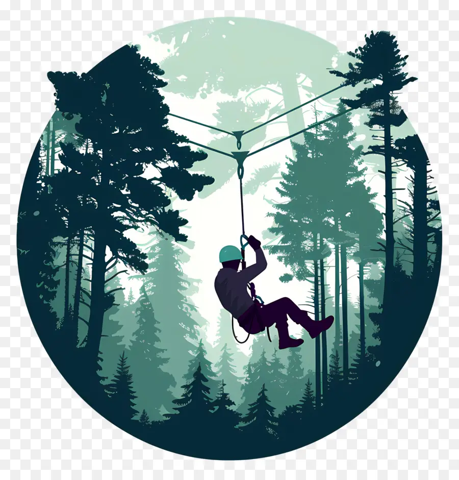 Lapisan Zip，Zipline PNG