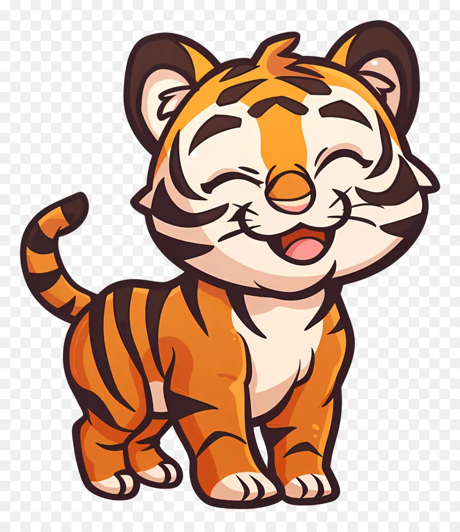 Harimau Lucu，Kartun PNG