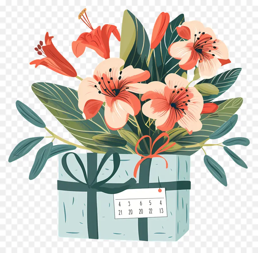 Hadiah，Karangan Bunga PNG