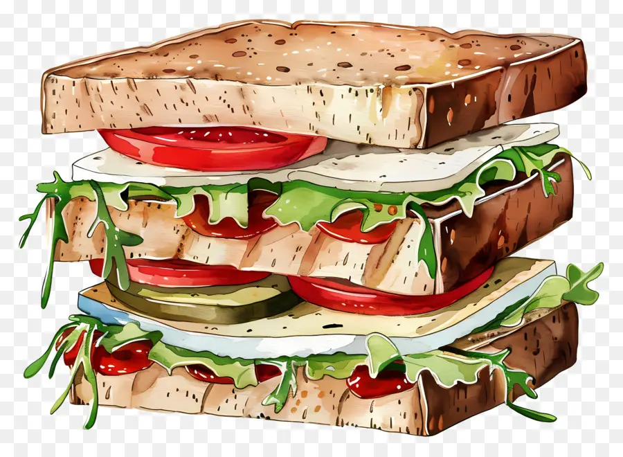 Sandwich，Seni Sandwich Cat Air PNG