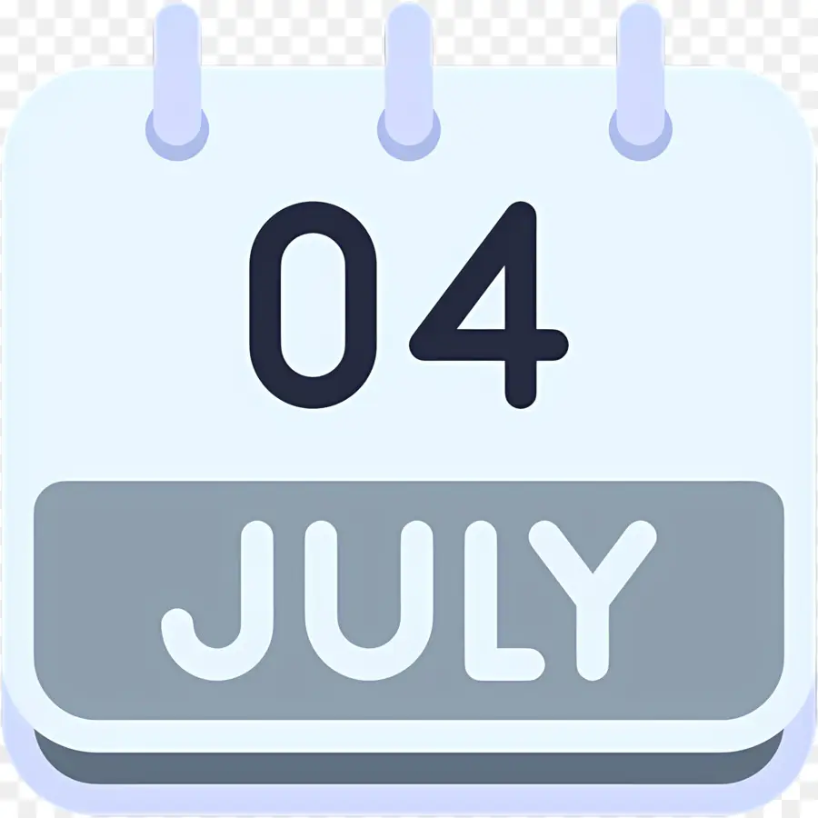 4 Juli，Kalender PNG