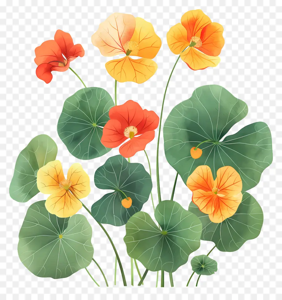 Nasturtium，Bunga PNG