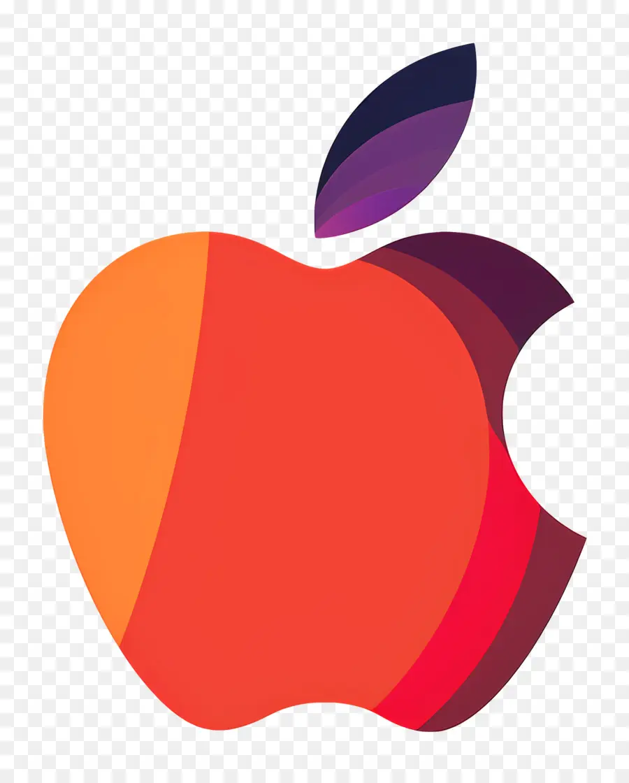Logo Apple，Merah PNG