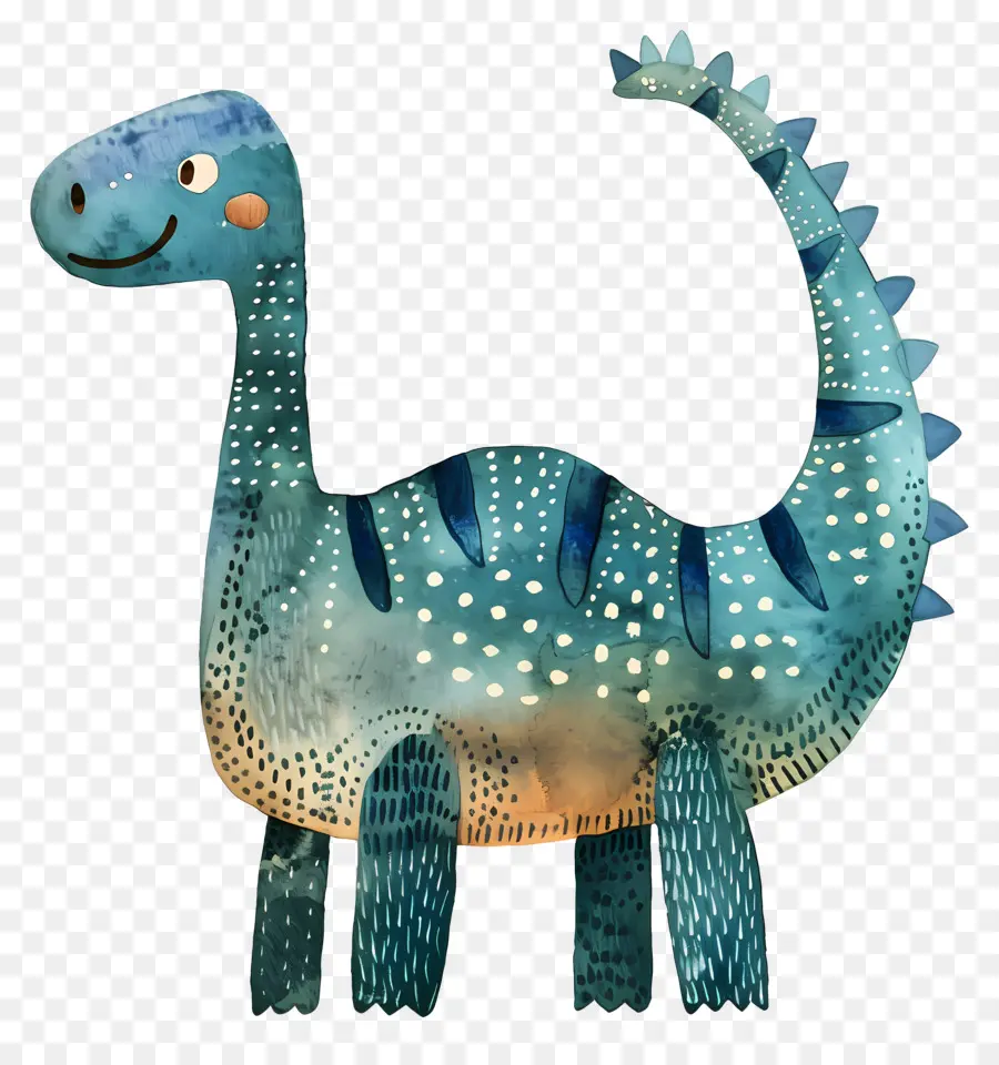 Dinosaurus，Biru Dan Putih PNG