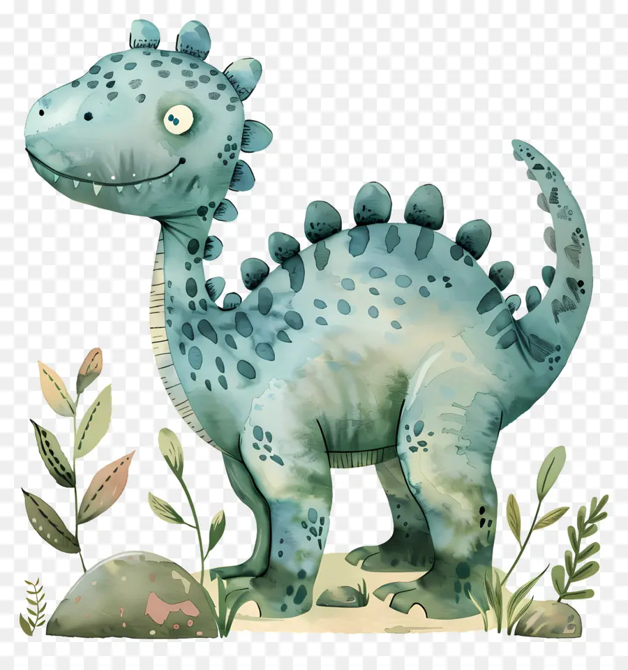 Dinosaurus，Timbangan Biru Dan Hijau PNG