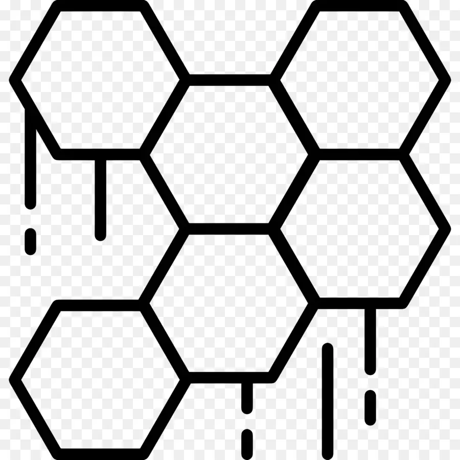 Sarang Lebah，Pola Heksagonal PNG