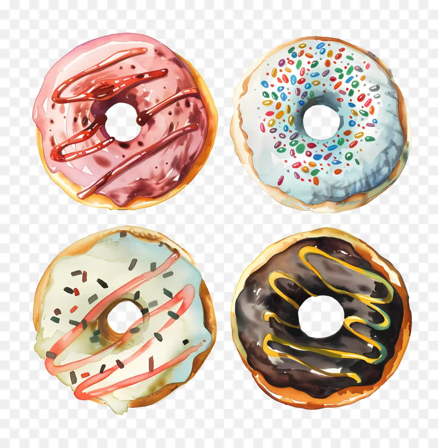 Donat，Frosting PNG