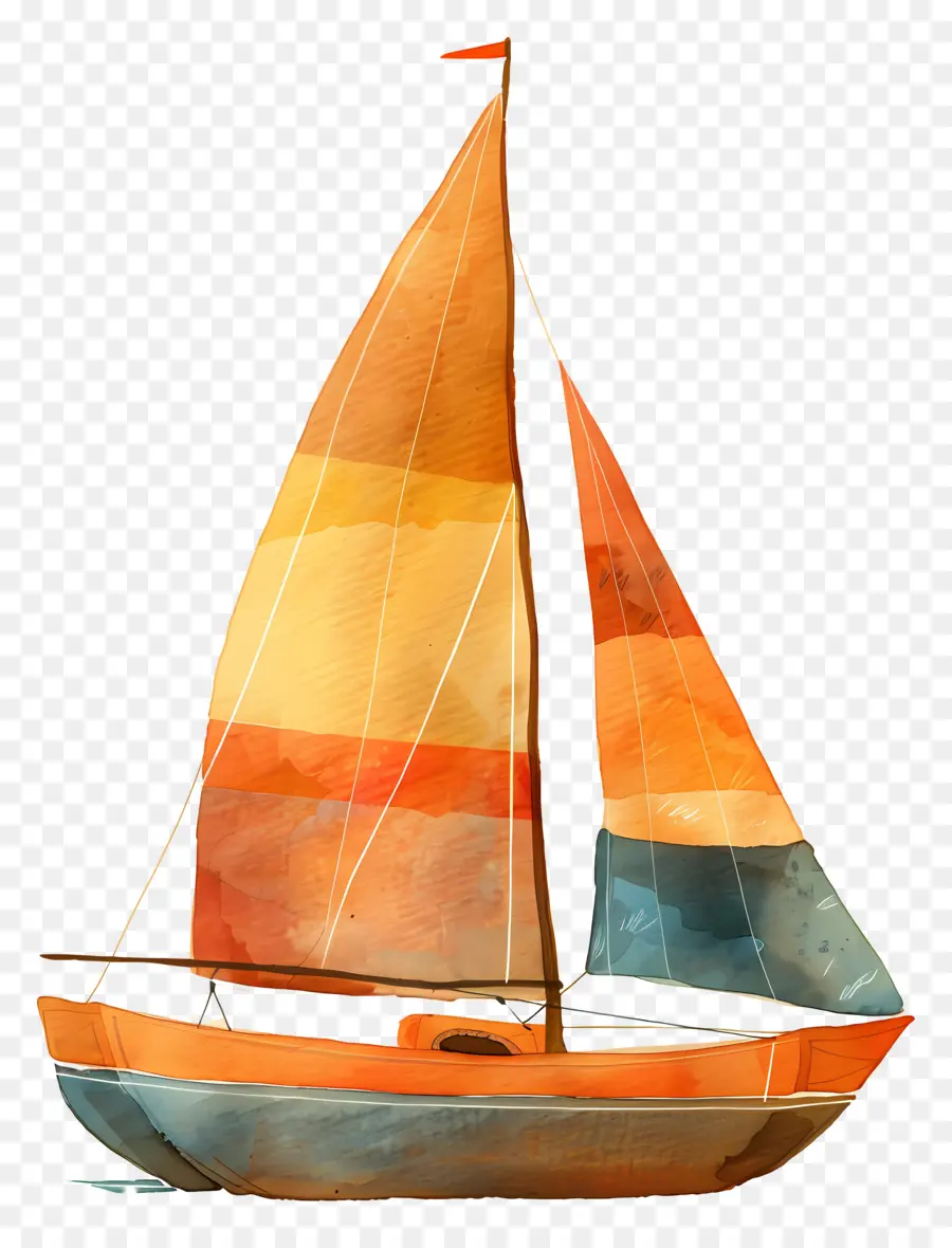 Perahu，Perahu Layar Kecil PNG