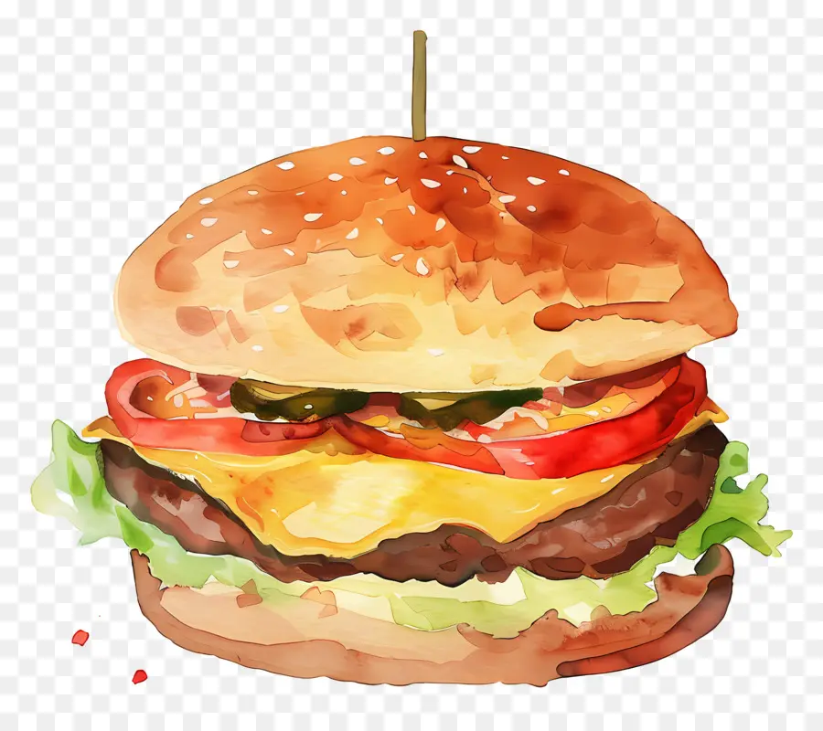 Burger，Hamburger PNG