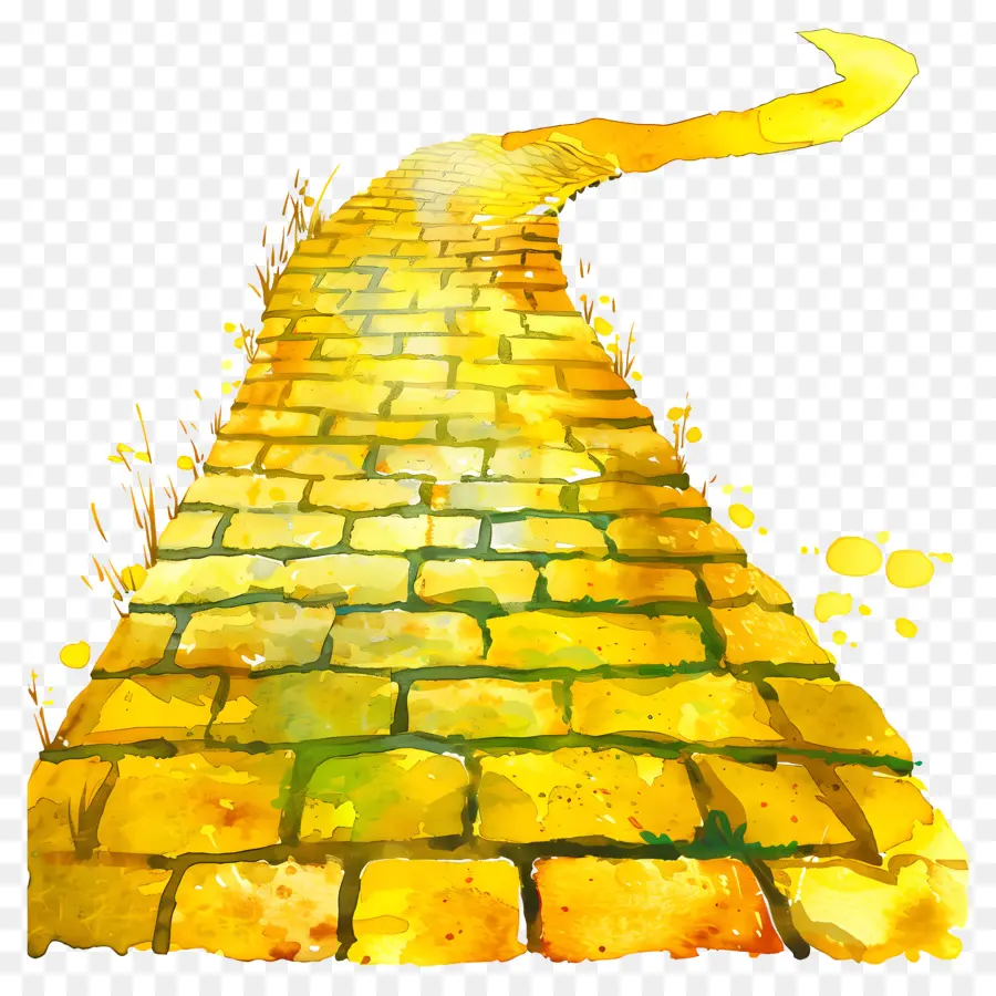 Jalan Batu Bata Kuning，Golden Brick Road PNG