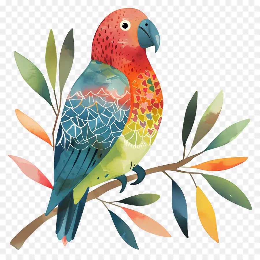 Burung Beo，Cabang Pohon PNG