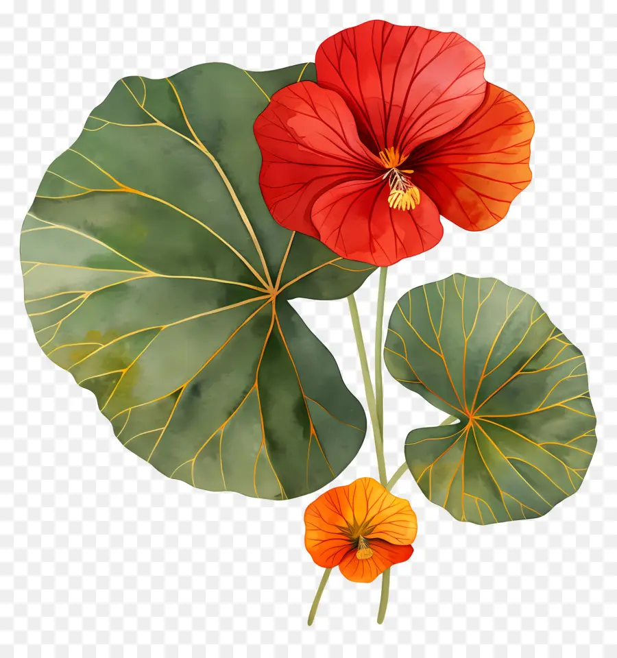 Nasturtium，Bunga Yang Semarak PNG