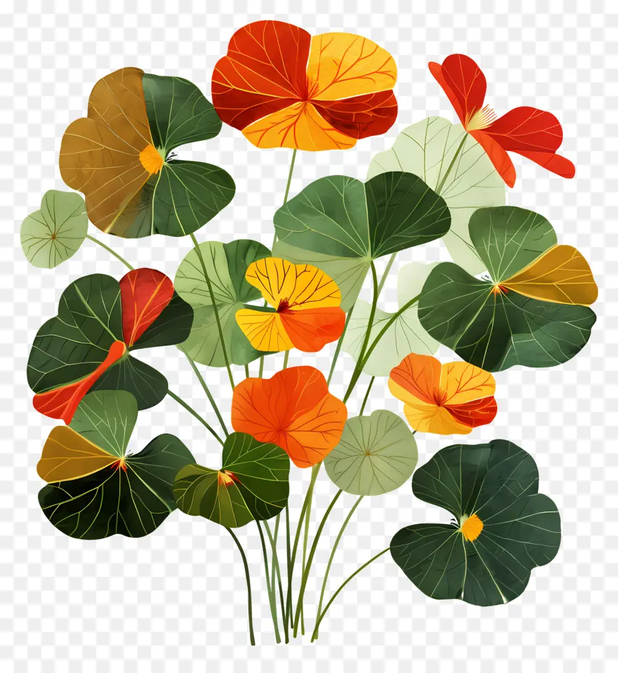 Nasturtium，Bunga PNG