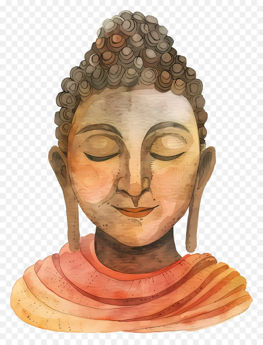 Potret Buddha，Patung Buddha PNG