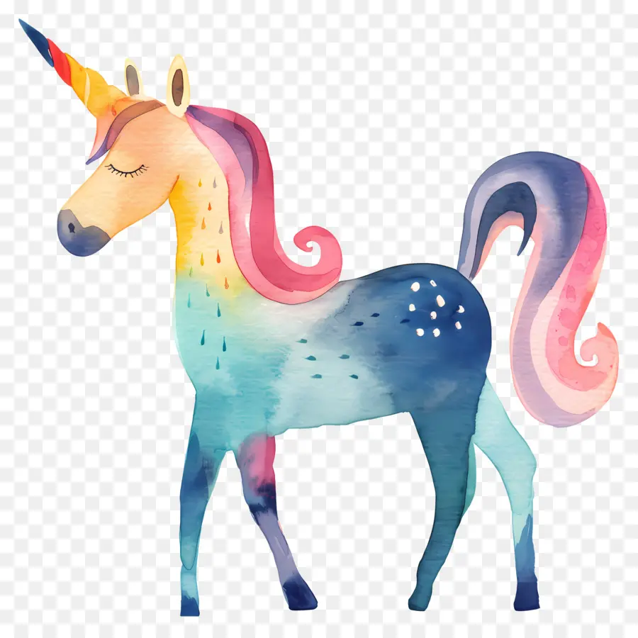 Unicorn，Pelangi PNG