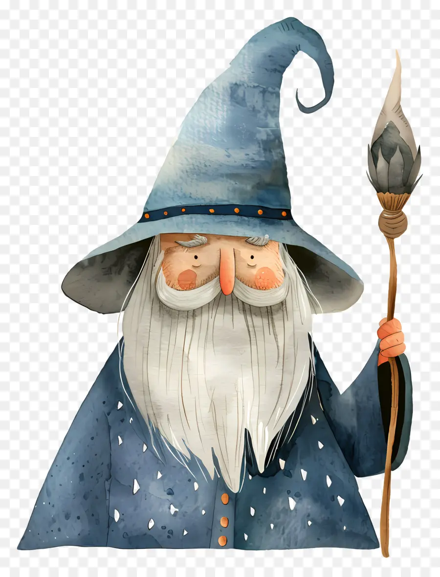 Wizard，Jubah Biru PNG