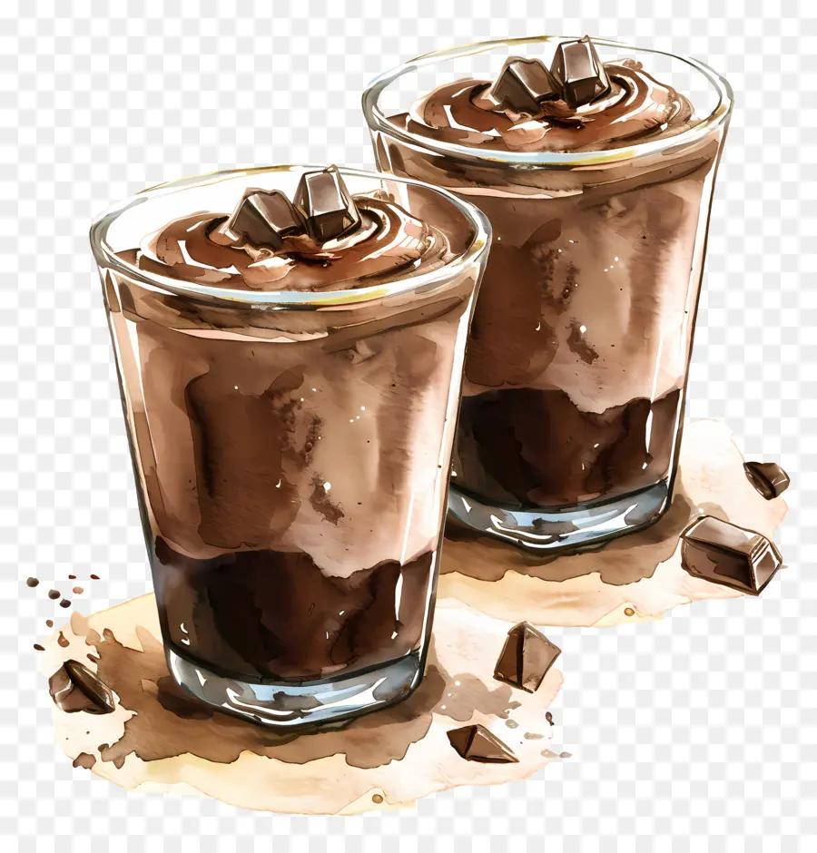 Mousse Coklat，Kaca PNG