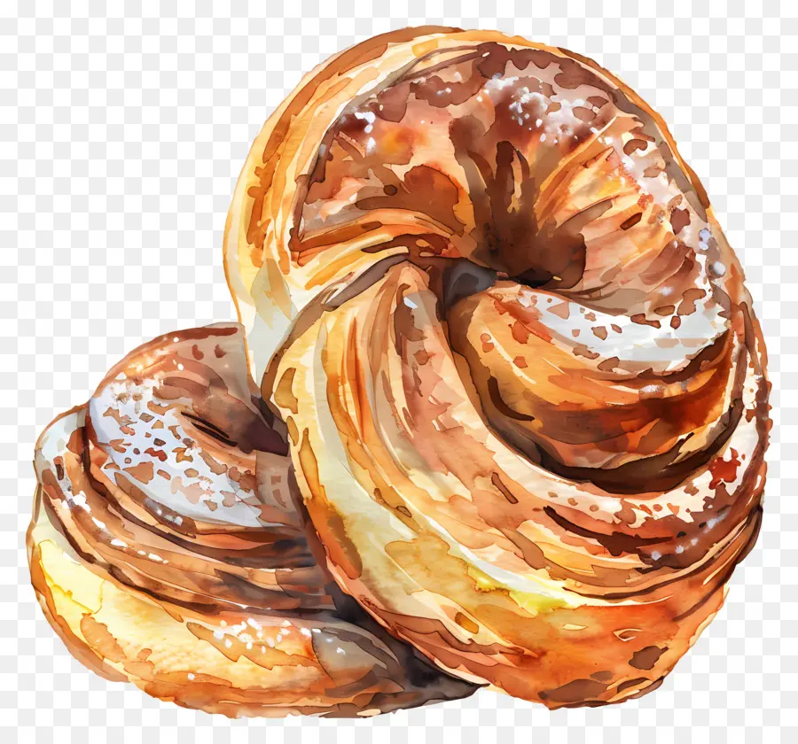 Danish Pastry，Croissant Cokelat PNG