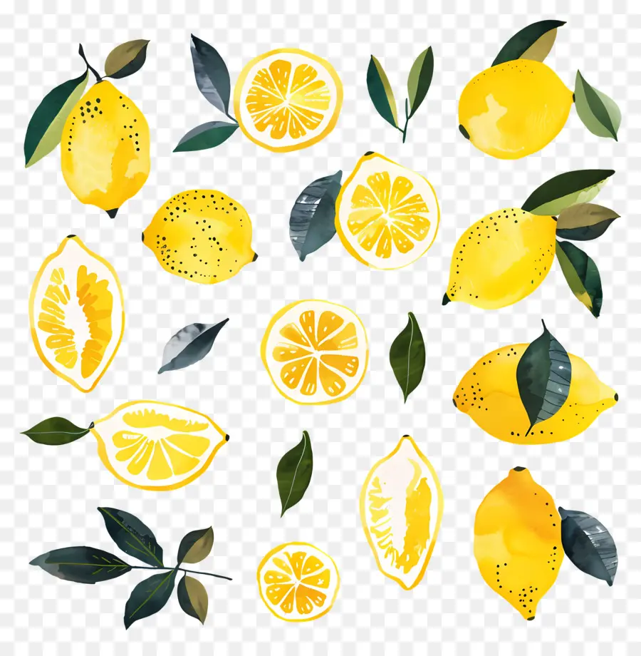 Lemon，Iris PNG