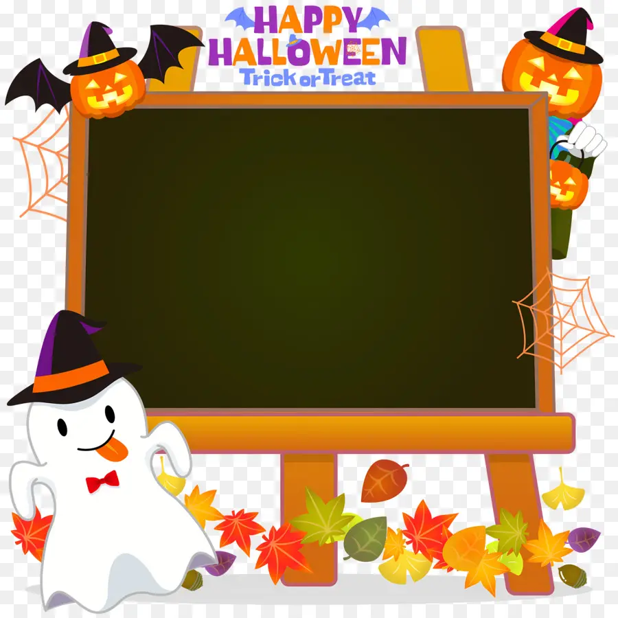 Papan Halloween，Dekorasi Halloween PNG