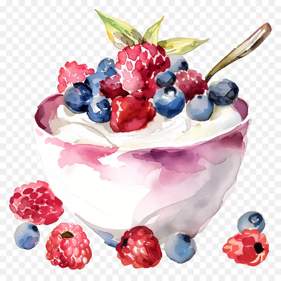 Yoghurt，Blueberry PNG