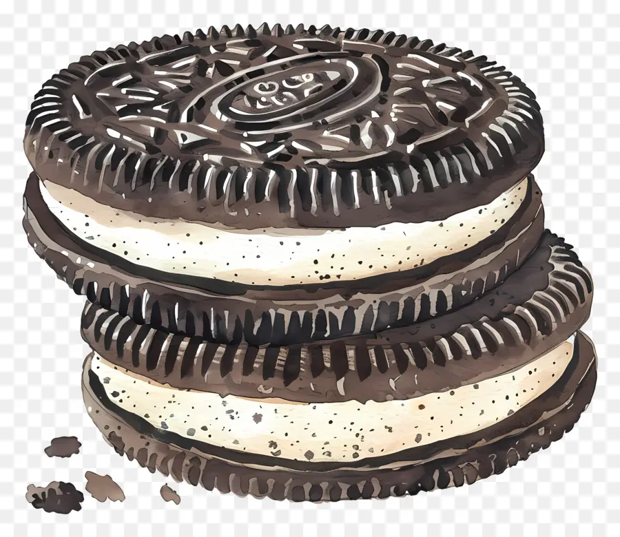 Oreo，Biskuit Oreo PNG